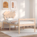 seniorseng med sengegavl 90x200 cm massivt træ