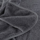 strandhåndklæder 6 stk. 60x135 cm 400 GSM stof antracitgrå