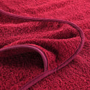 strandhåndklæder 6 stk. 60x135 cm 400 GSM stof bourgogne