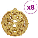 julekugler 100 stk. 3 / 4 / 6 cm guldfarvet og vinrød