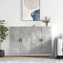 vægskabe 2 stk. 69,5x34x90 cm betongrå