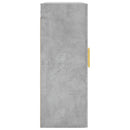 vægskabe 2 stk. 69,5x34x90 cm betongrå
