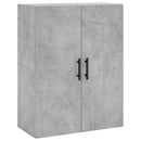 højskab 69,5x34x180 cm konstrueret træ betongrå