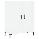 højskab 69,5x34x180 cm konstrueret træ hvid