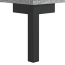 højskab 69,5x34x180 cm konstrueret træ grå sonoma-eg