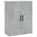 højskab 69,5x34x180 cm konstrueret træ betongrå