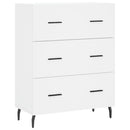 højskab 69,5x34x180 cm konstrueret træ hvid