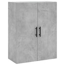 højskab 69,5x34x180 cm konstrueret træ betongrå