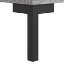højskab 69,5x34x180 cm konstrueret træ grå sonoma-eg