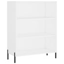 højskab 69,5x34x180 cm konstrueret træ hvid