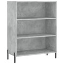 højskab 69,5x34x180 cm konstrueret træ betongrå