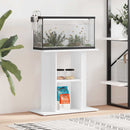 akvariebord 60x30x60 cm konstrueret træ hvid