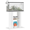 akvariebord 60x30x60 cm konstrueret træ hvid
