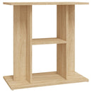 akvariebord 60x30x60 cm konstrueret træ sonoma-eg
