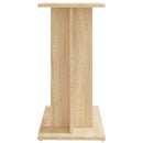 akvariebord 60x30x60 cm konstrueret træ sonoma-eg