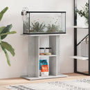 akvariestativ betongrå 60x30x60 cm konstrueret træ