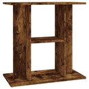 akvariestativ røget eg 60x30x60 cm konstrueret træ