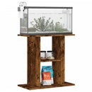 akvariestativ røget eg 60x30x60 cm konstrueret træ