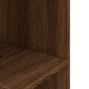 akvariebord 60x30x60 cm konstrueret træ brun egetræsfarve