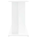 akvariebord 80x35x60 cm konstrueret træ hvid