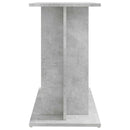 akvariestativ betongrå 80x35x60 cm konstrueret træ