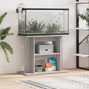 akvariestativ grå Sonoma 80x35x60 cm konstrueret træ