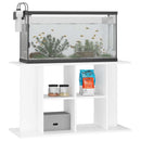 akvariebord 100x40x60 cm konstrueret træ hvid