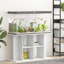 akvariebord 100x40x60 cm konstrueret træ hvid