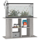 akvariebord 100x40x60 cm konstrueret træ grå sonoma-eg