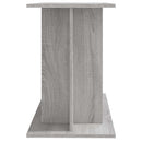 akvariebord 100x40x60 cm konstrueret træ grå sonoma-eg