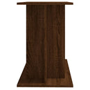 akvariebord 100x40x60 cm konstrueret træ brun egetræsfarve
