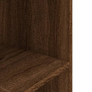 akvariebord 100x40x60 cm konstrueret træ brun egetræsfarve