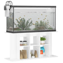 akvariebord 120x40x60 cm konstrueret træ hvid