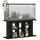 akvariebord 120x40x60 cm konstrueret træ sort