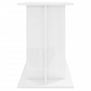 akvariebord 120x40x60 cm konstrueret træ hvid højglans