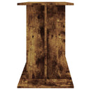 akvariebord 120x40x60 cm konstrueret træ røget egetræsfarve