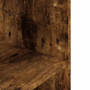 akvariebord 120x40x60 cm konstrueret træ røget egetræsfarve