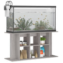 akvariebord 120x40x60 cm konstrueret træ grå sonoma-eg