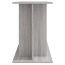 akvariebord 120x40x60 cm konstrueret træ grå sonoma-eg