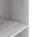 akvariebord 120x40x60 cm konstrueret træ grå sonoma-eg