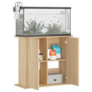 akvariestativ Sonoma eg 81x36x73 cm konstrueret træ