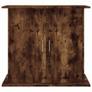 akvariebord 81x36x73 cm konstrueret træ røget egetræsfarve