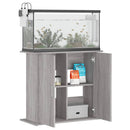 akvariebord 81x36x73 cm konstrueret træ grå sonoma-eg