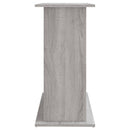 akvariebord 81x36x73 cm konstrueret træ grå sonoma-eg