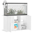 akvariebord 101x41x58 cm konstrueret træ hvid