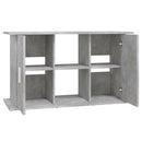 akvariestativ betongrå 101x41x58 cm konstrueret træ
