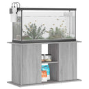 akvariebord 101x41x58 cm konstrueret træ grå sonoma-eg