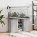 akvariebord 101x41x58 cm konstrueret træ grå sonoma-eg