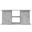 akvariestativ betongrå 121x41x58 cm konstrueret træ