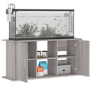 akvariebord 121x41x58 cm konstrueret træ grå sonoma-eg
